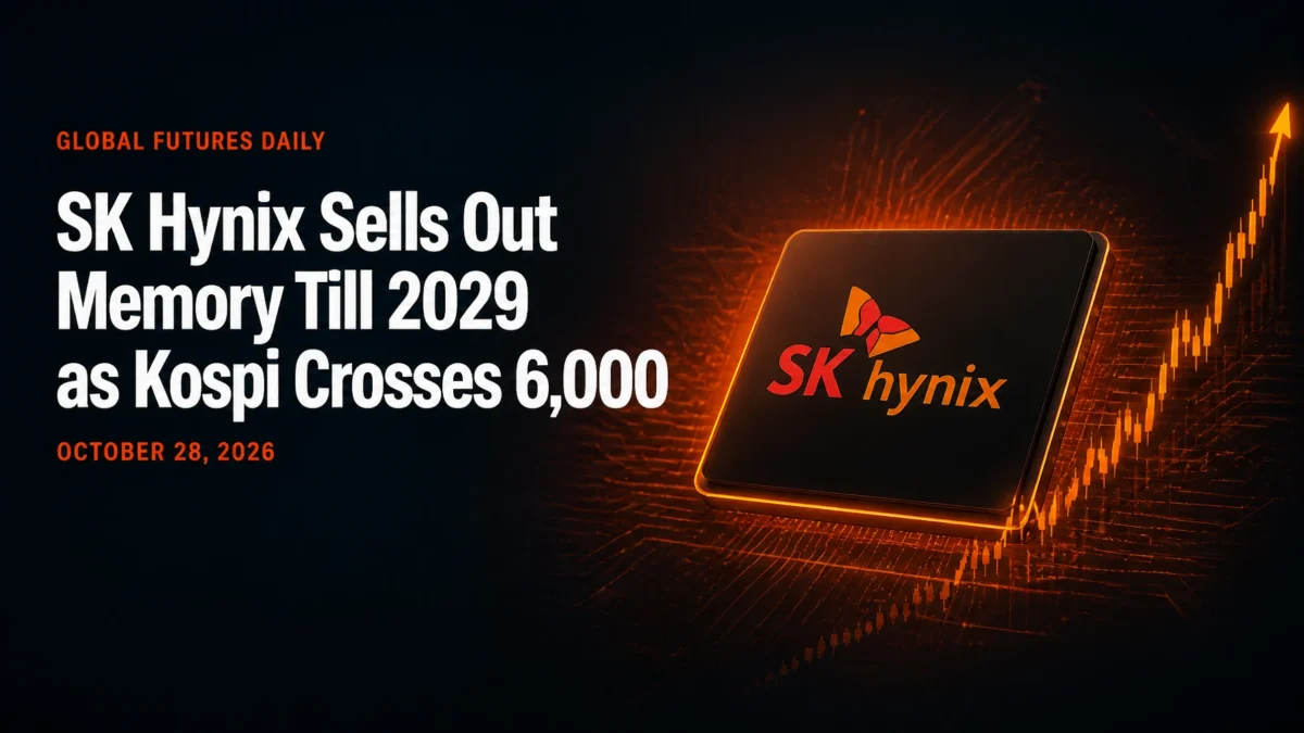 SK Hynix Sells Out Memory Till 2029 as Kospi Crosses 6,000