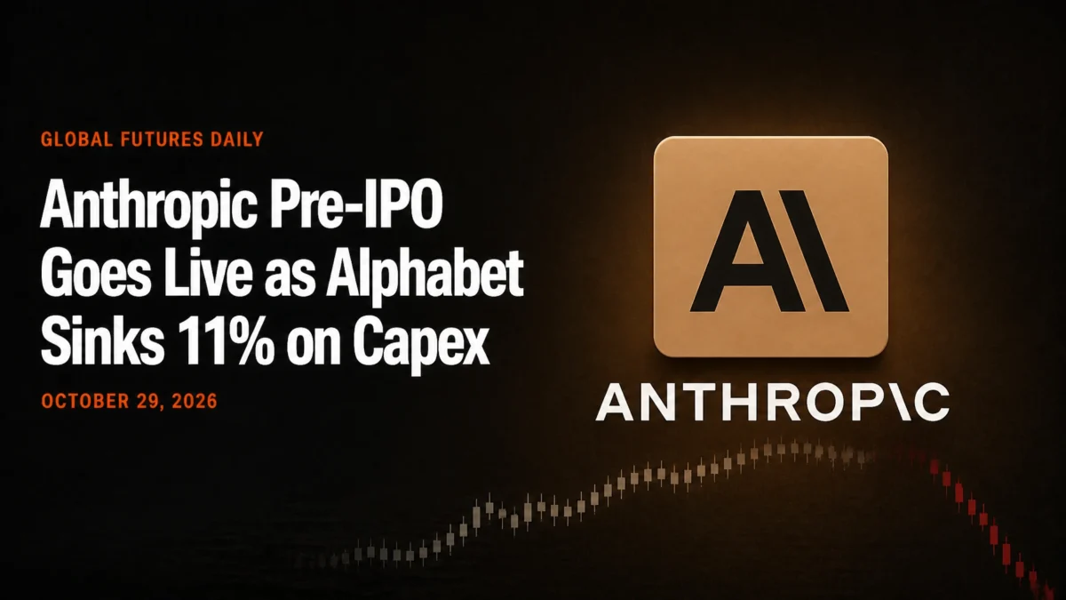 Anthropic Pre-IPO Goes Live as Alphabet Sinks 11% on Capex