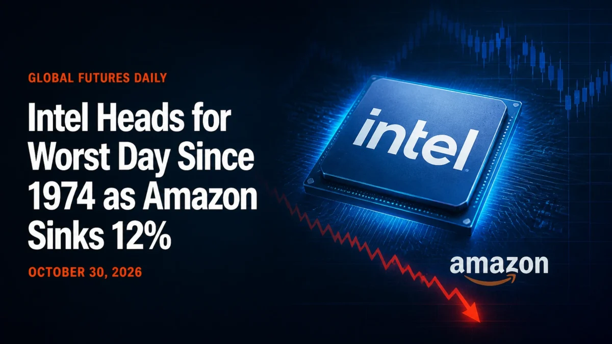 Intel Heads for Worst Day Since 1974 as Amazon Sinks 12%