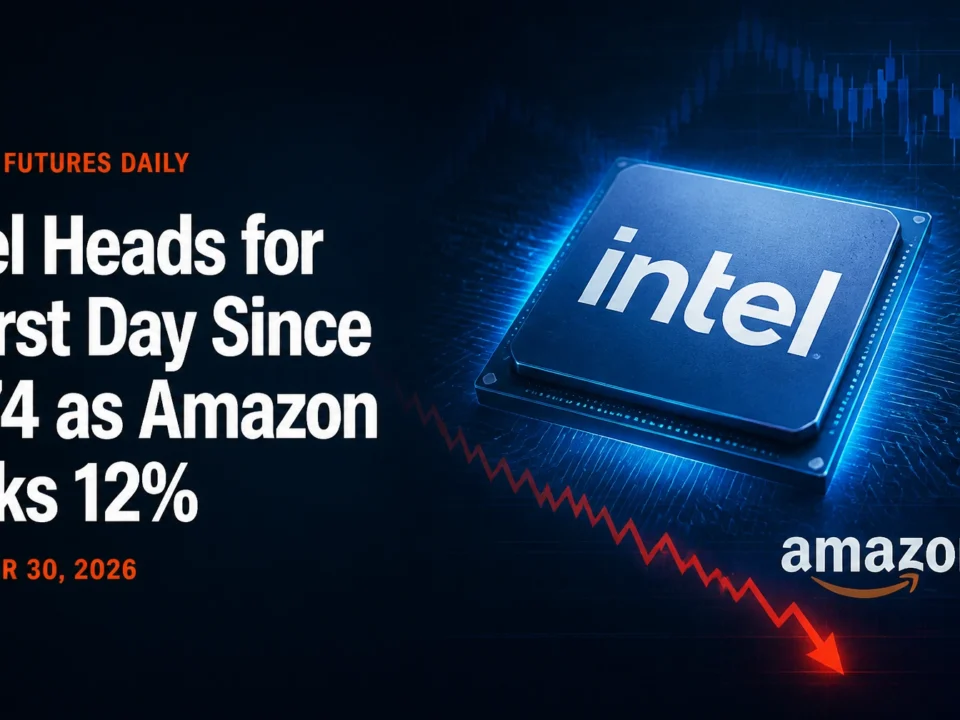 Intel Heads for Worst Day Since 1974 as Amazon Sinks 12%